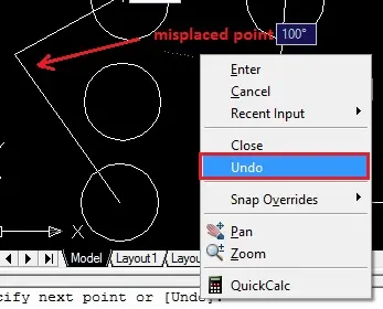 How to Create LEDEdit Layout using AutoCAD Software 20 Misplaced point recover