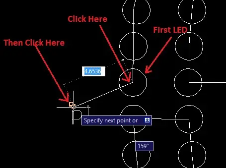 Connecting the port to the custom LED layout