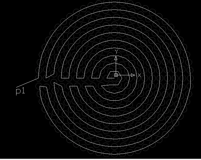 LED layout after connecting to the port