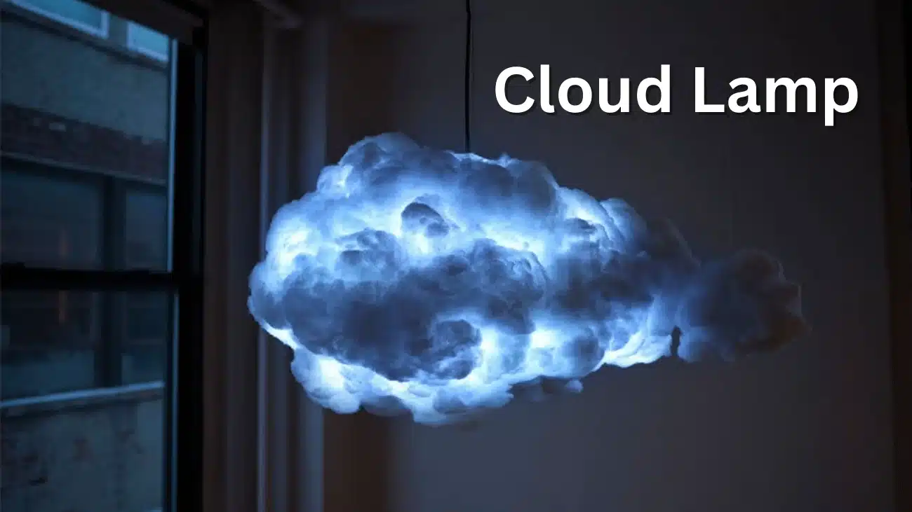 How To Make a Cloud Lamp with Sound reacting Lightning