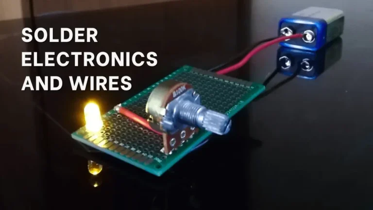How to Solder Electronics and Wires 1 How to Solder Electronics and Wires