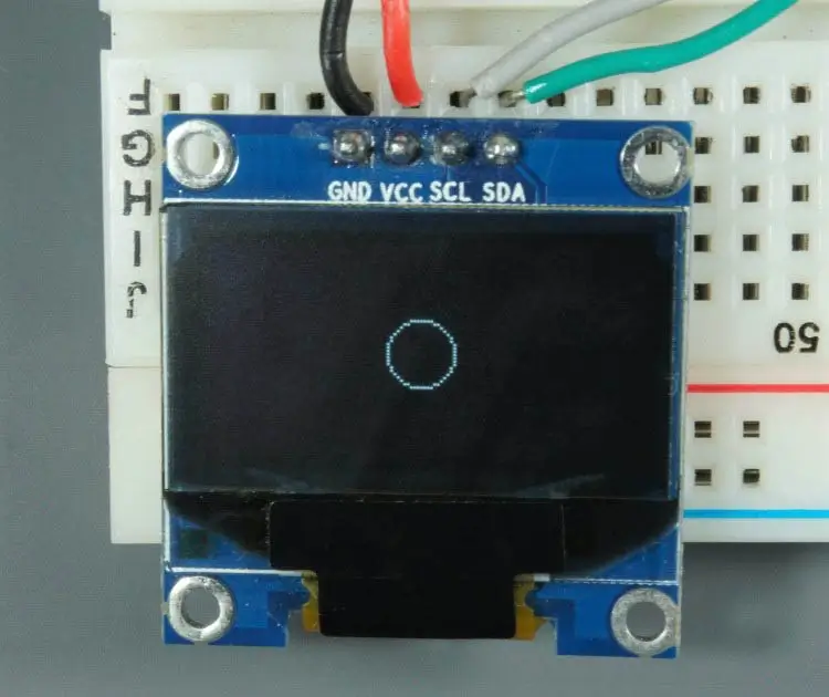 ESP32 ESP8266 Arduino OLED Display Circle