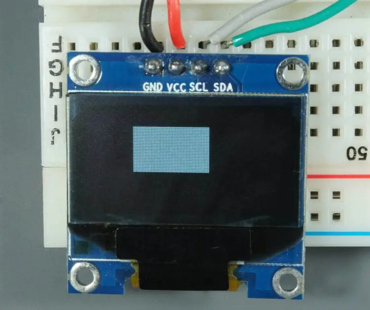 ESP32 ESP8266 Arduino OLED Display Filled