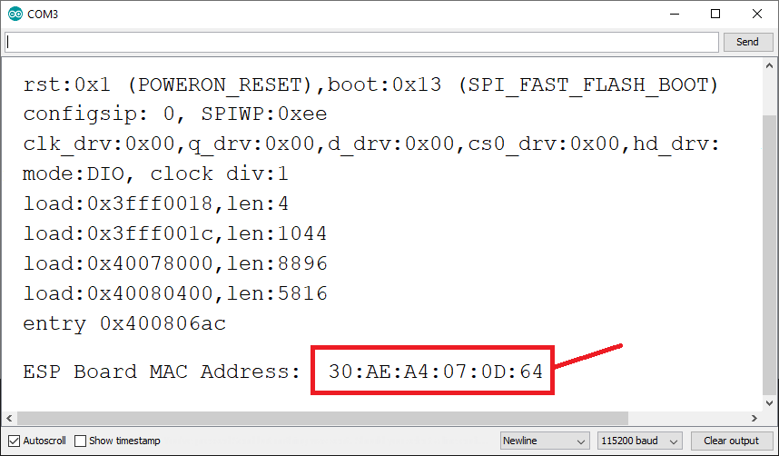Get Obtain ESP32 or ESP8266 MAC Address Physical using Arduino IDE