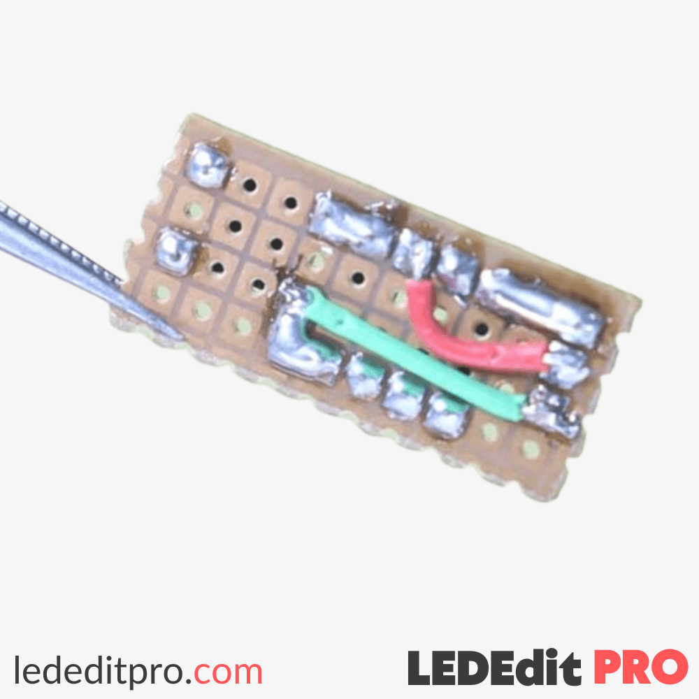 Pixel LED controller circuit connection