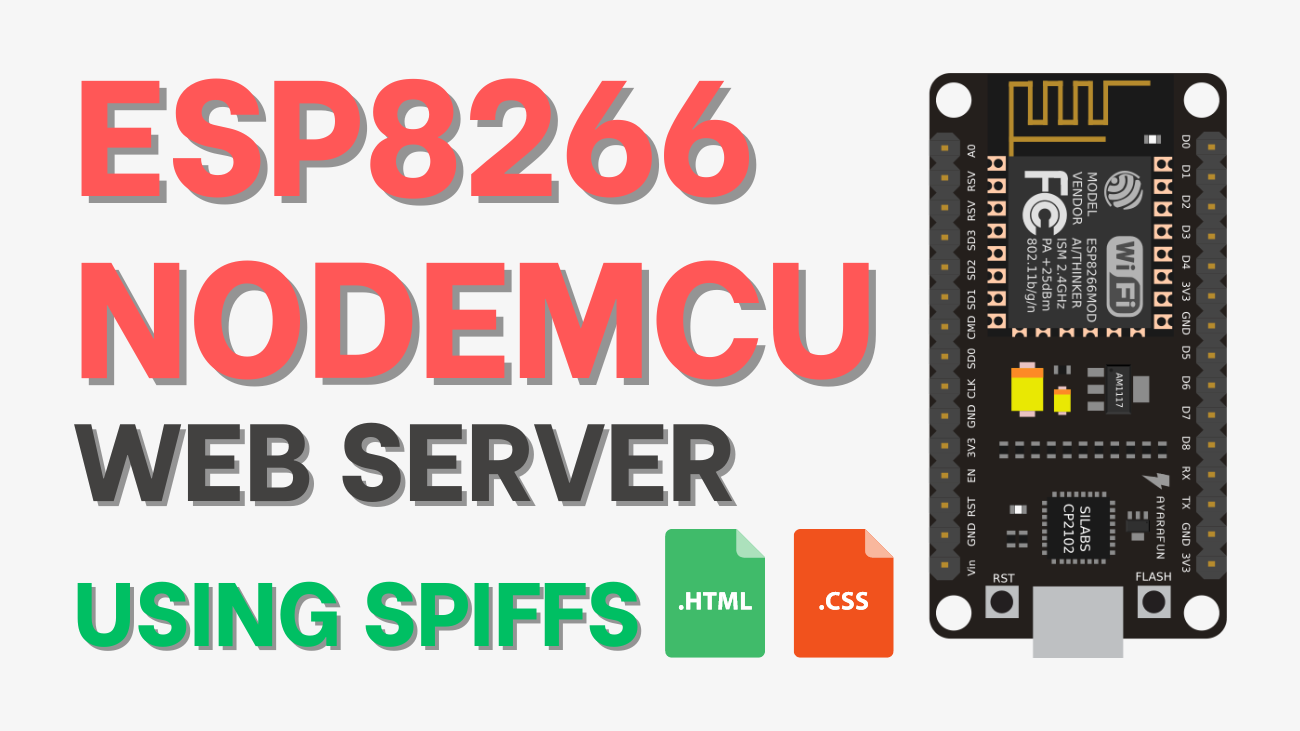 ESP8266 NodeMCU Web Server using SPIFFS