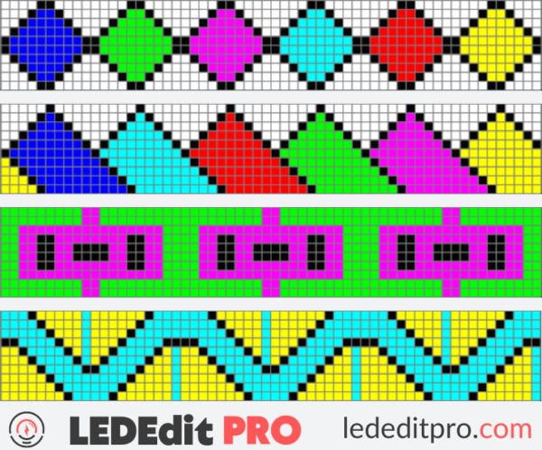 Pixel LED Effects 10X60 Pack2 For LEDEdit