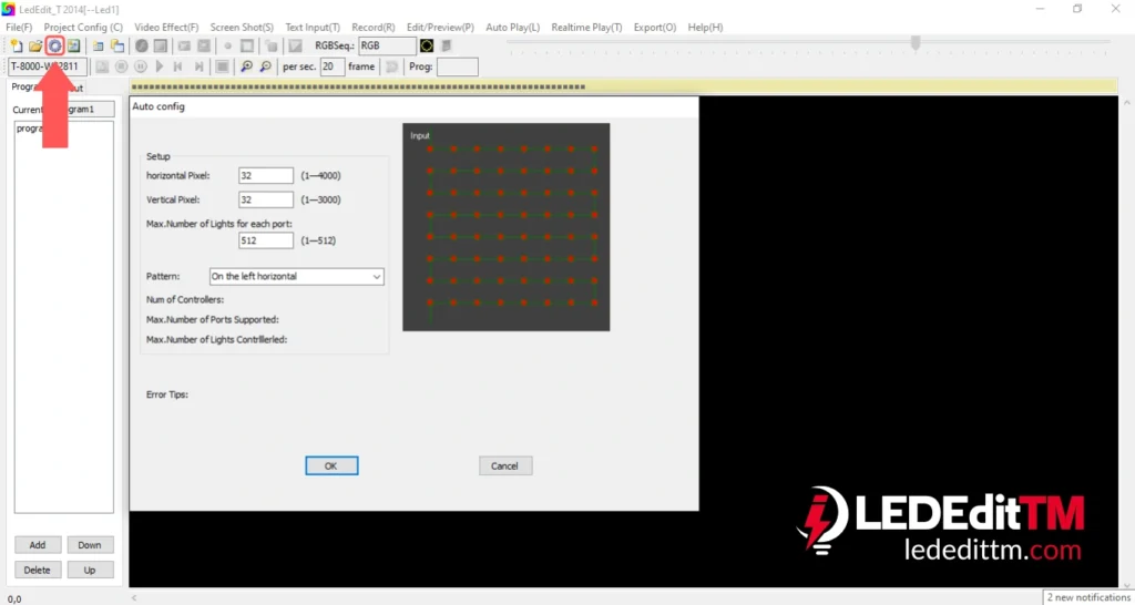 How to Program T8000 Controller in 8 Steps 4 T-8000 T-8000AC T-8000C T-8000A-TTL Pixel LED Tutorial