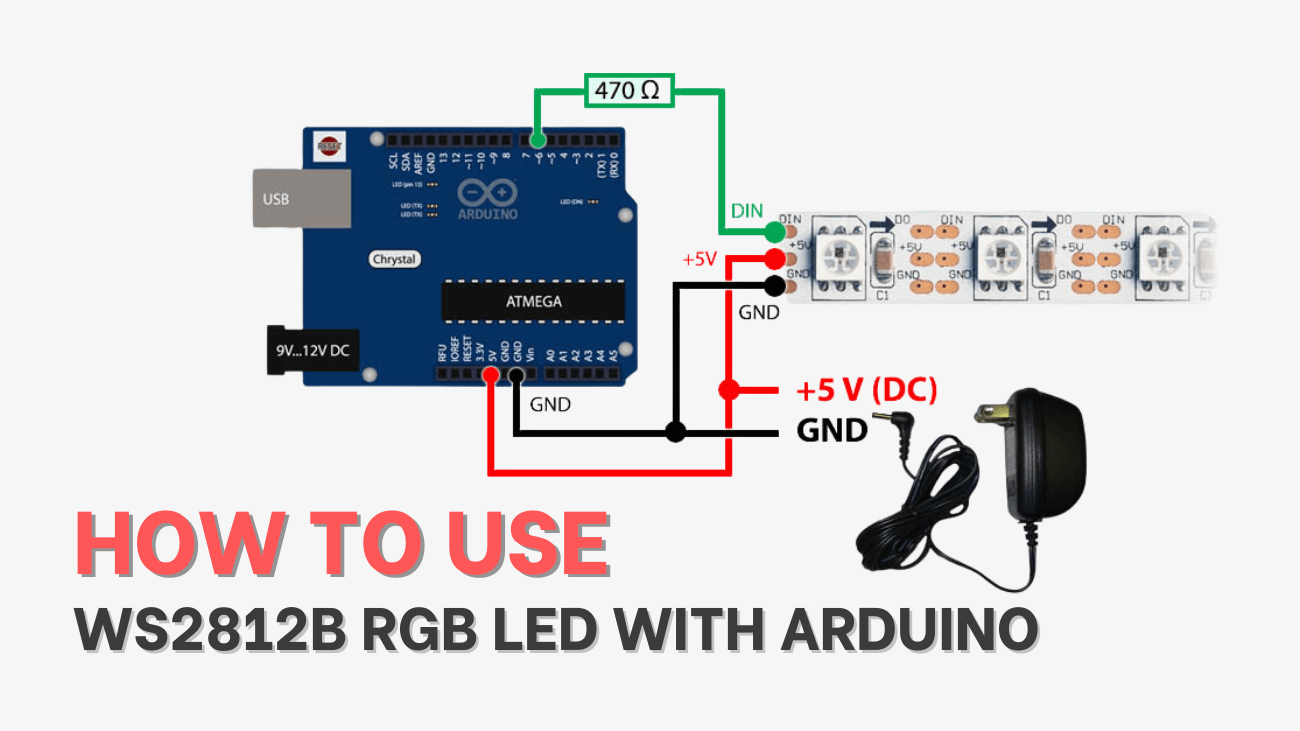 WS2812B RGB LED with Arduino