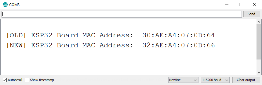 Change and Set ESP32 MAC Address with Arduino IDE