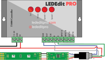  DMX512AP-N / WS2821 Pixel LED Wiring Diagram 2