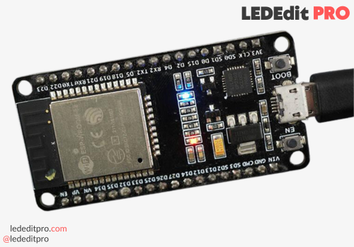 ESP32 board Built in LED turned on HIGH Arduino IDE 2.0 demonstration