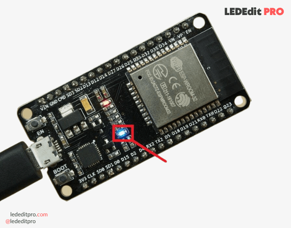 MicroPython on ESP32 and ESP8266: ESP32 on-board LED