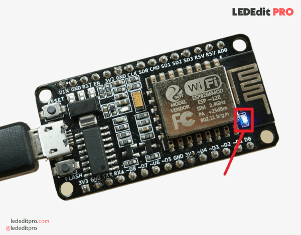 MicroPython on ESP32 and ESP8266: ESP8266 on-board LED