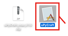 Open uPycraft IDE Mac OS X
