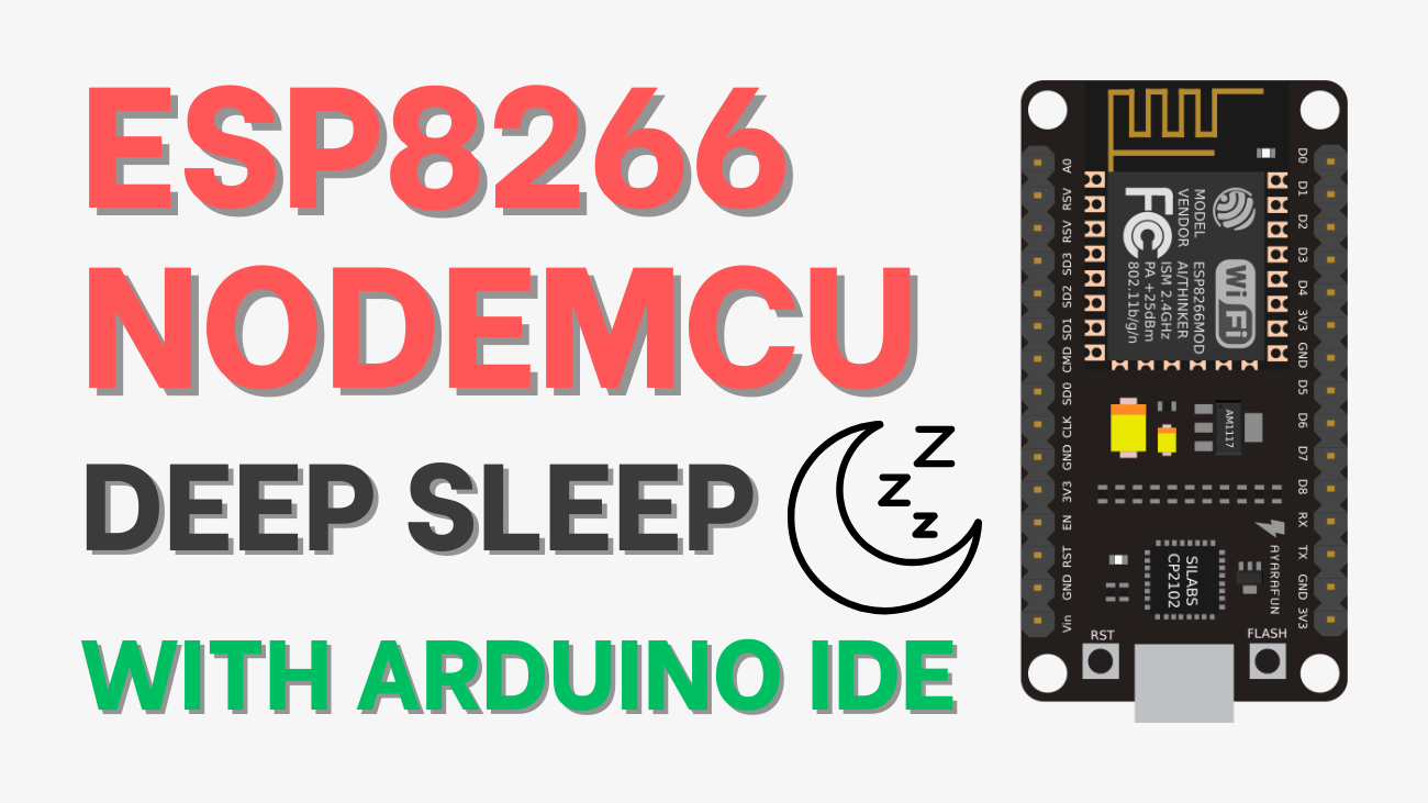 ESP8266 NodeMCU Deep Sleep with Arduino IDE