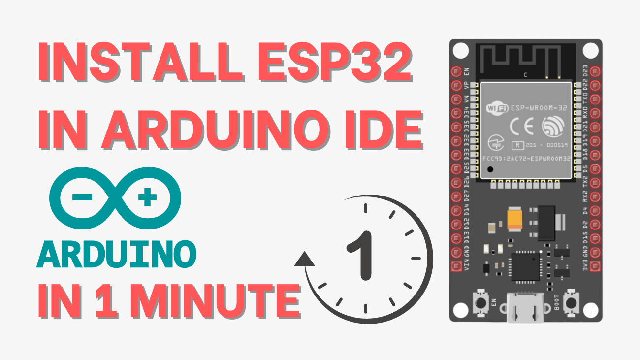 Install ESP32 Board in Arduino IDE in less than 1 minute