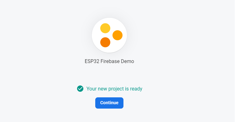 Set Up Firebase Project for ESP32 and ESP8266 Step 3