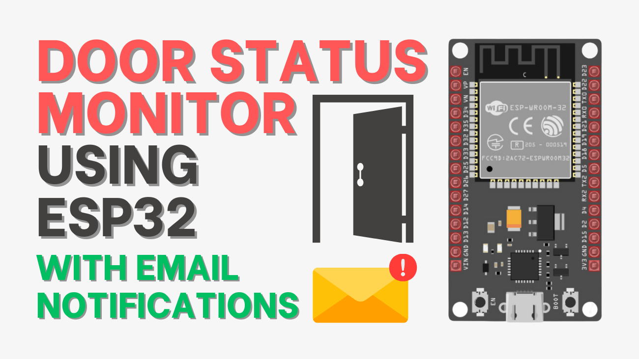 Door Status Monitor using ESP32 with Email Notifications