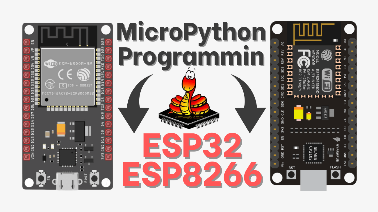 MicroPython Programming with ESP32 and ESP8266