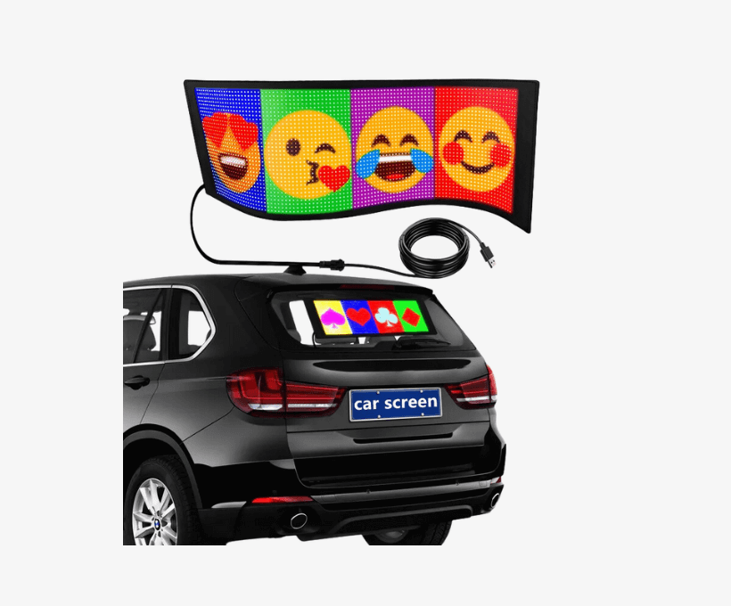 LED Screen Sign Advertising RGB Foldable Scrolling Message Display