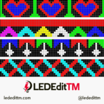 Pixel LED Thoranam Effects 10X60 Pack1 For LEDEdit Software