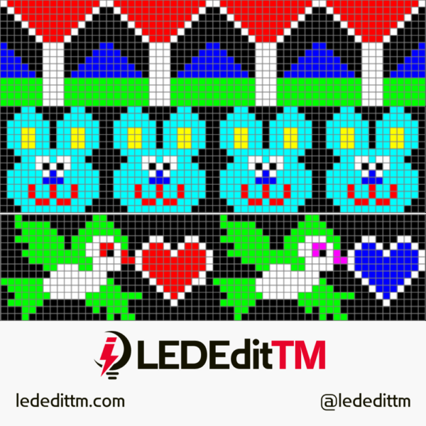 Pixel LED Thoranam Effects 15X60 Pack1 For LEDEdit Software