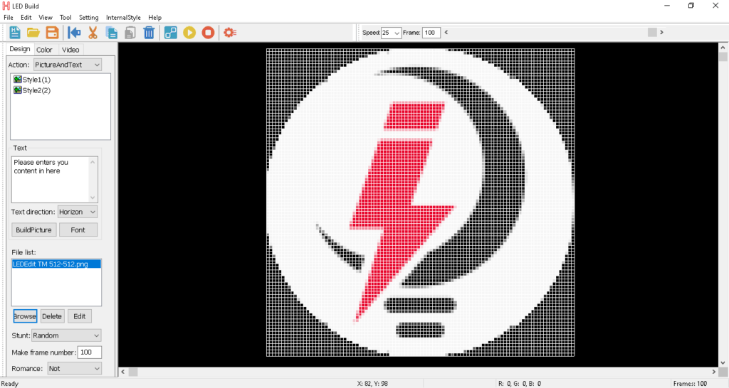 LED Build Software - Design
