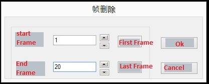 LEDEdit copy frames window