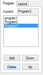 LEDEdit Delete a program
