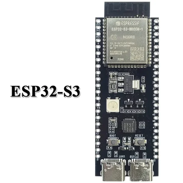 ESP32-S3-DevKitC-1 Development Board BT 2.4G Wifi Module for Arduino 8MB PSRAM 16MB FLASH N16R8 44Pin CP2102 Type-C ESP32 S3