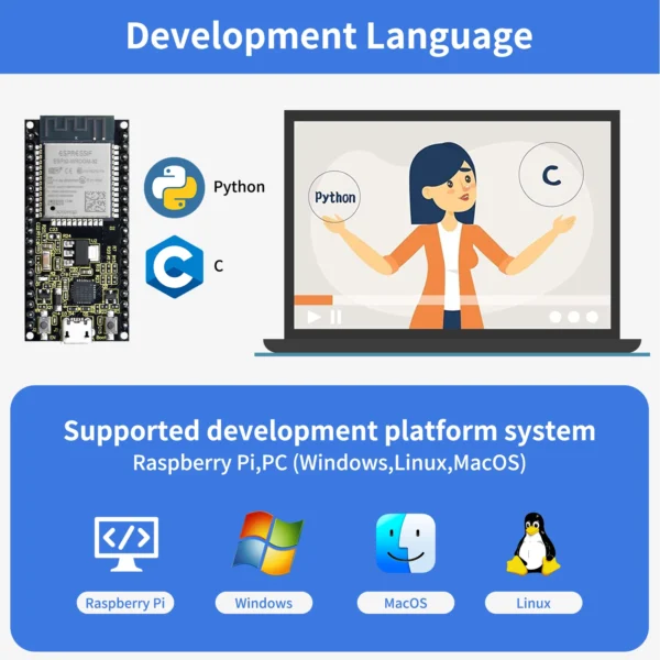 Keyestudio ESP32 Basic Learning Kit Electronic Components Sensors Modules For Arduino Starter Kit Support Python Programming