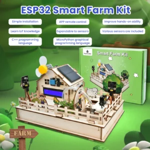 ESP32 Smart Farm IOT Starter Kit for Arduino ESP32 For Scratch 3.0 Graphical Programming DIY Electronic Sensor Kit