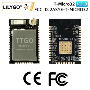 LILYGO® T-Micro32 V2.0 ESP32 Wireless Wifi Bluetooth Module ESP 32 PICO-D4 IPEX Expansion ESP-32 IOT Development Board 1/5pcs