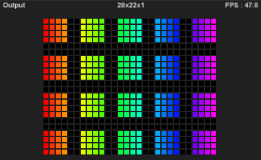 2D Patch With The Matrix Generator For DMX Output 6 2d patch dmx