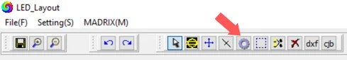 Automatic layout creator tool icon