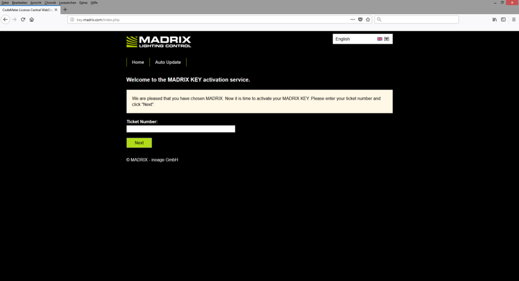 Activate the MADRIX Software License 1 activation