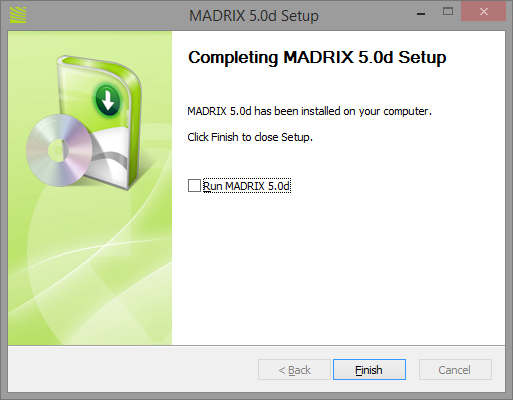 Installation Of The MADRIX Software 5 completing