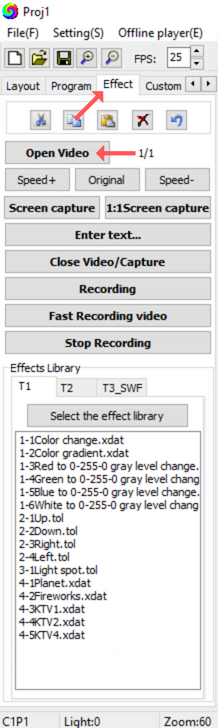 playing animation or video