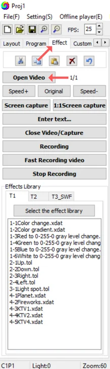 playing animation or video