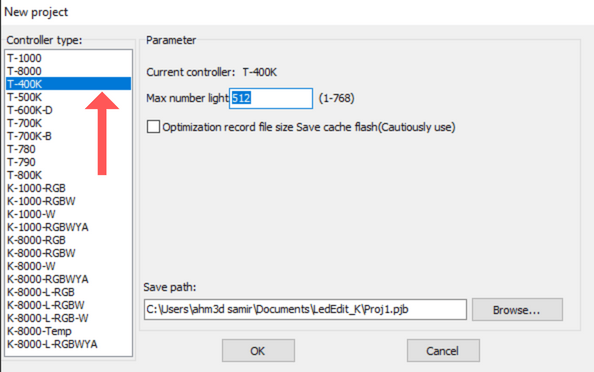 Use the T-400K Controller