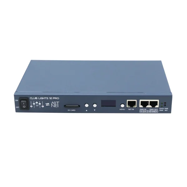 12 Ports LED Pixel Controller Max 12240 Pixels Control RGB WS2811 WS2812 WS2815 DMX512 LED Lighting