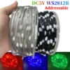 1000-3000pcs WS2811 LED Pebble Pixel String Light GRB Addressable Full Color IP67 DC5V 15/20/25/30mm/50mm/100mm Pitch Fairy Lamp