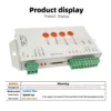 T1000S LED Controller Max 2048 Pixels for WS2815 LPD6803 SK6812IC WS2812B WS2811 LED Strip Light