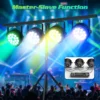 kf-S74709fe4f6ff485087cc586833cc1363x U'King 4PCS 200W LED Par Light DMX512 18x8W RGBW LED Wash Light Effect Flat Light for DJ Disco Party Club Wedding Stage Light