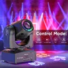 kf-S8b73beee2f5c4a3a96199f9bc724e492w U'King 120W LED Beam Moving Head Light RGB Color Mixing 8 Patterns DMX Effect Light Rotating Stage Light for DJ Show Party KTV