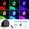 U'King 2PCS Party Light Par Light 36 LEDs RGB DMX Stage Effect Lighting Stage Flat Par Lighting DJ Lights Disco Lights Wedding