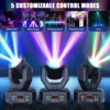 U'King Mini 30W Spot Beam Moving Head Light LED 4IN1 RGBW Effect Strobe Stage Light DMX Sound Activated DJ Disco Bar Party Light