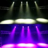 SHEHDS 1 Pcs LED Beam Wash 19x15W RGBW Zoom Moving Head Lighting Circle Control for DJ Disco KTV Bar Dance Nightclub