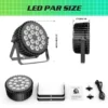 kf-Sf36d432f8f6643ac824698102ca8ad94T U'King 4PCS 200W LED Par Light DMX512 18x8W RGBW LED Wash Light Effect Flat Light for DJ Disco Party Club Wedding Stage Light